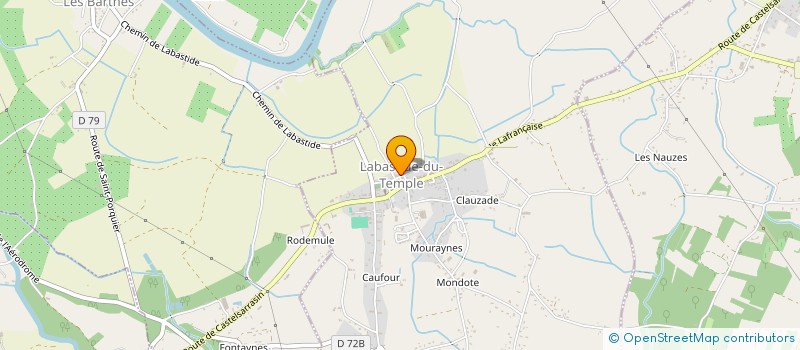localisation de l'entreprise MONSIEUR JOUAN DE JESUS QUEIROGA  LABASTIDE-DU-TEMPLE