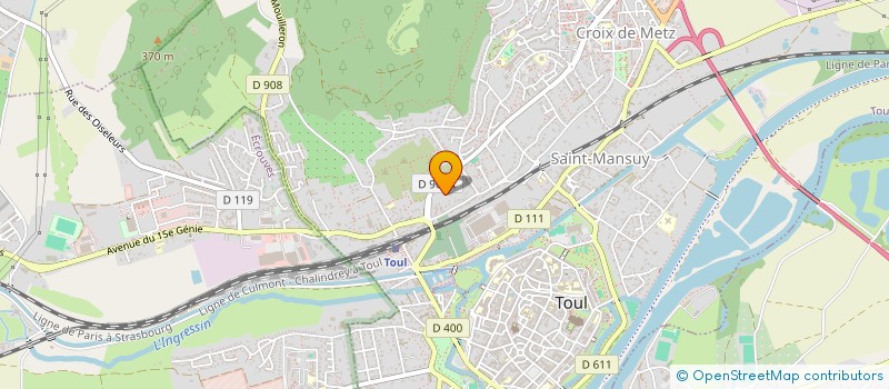 localisation de l'entreprise MONSIEUR JOUBAIR HENANE JAOUANI  TOUL