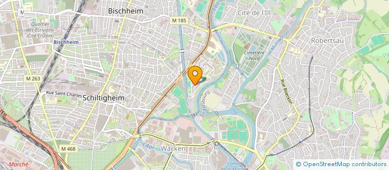 localisation de l'entreprise MONSIEUR JOUMA SHKEFI  SCHILTIGHEIM