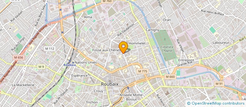 localisation de l'entreprise MONSIEUR JOUNAYD AWAD BLAL  ROUBAIX