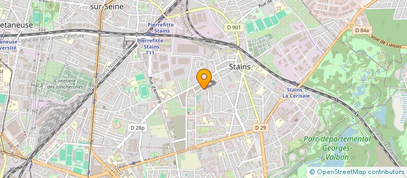 localisation de l'entreprise MONSIEUR JOUNOUROU SOUMARE à STAINS