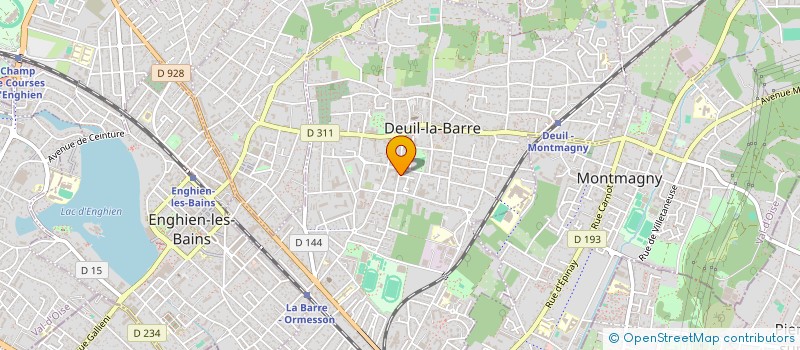 localisation de l'entreprise MONSIEUR JOURDAIN MABUMBA  DEUIL-LA-BARRE