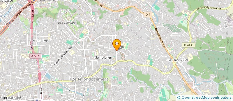 localisation de l'entreprise MONSIEUR JOURDAN BOVIER  SIMIANE-COLLONGUE