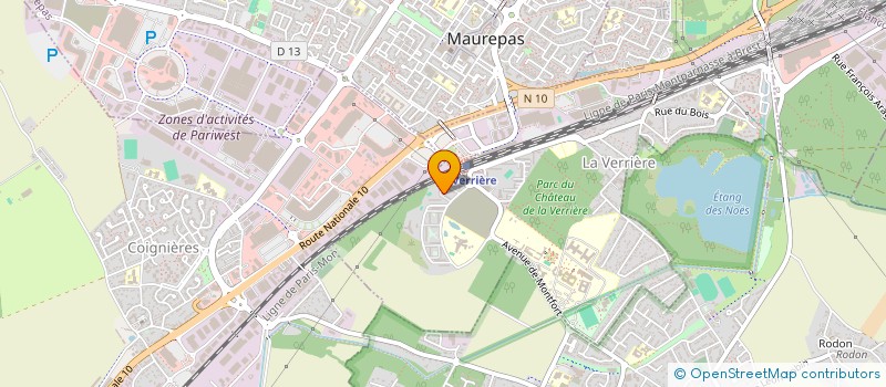 localisation de l'entreprise MONSIEUR JOUSLIN BERNOU  LA VERRIERE