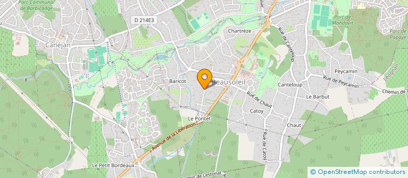 localisation de l'entreprise MONSIEUR JOVAN BRUNET  GRADIGNAN