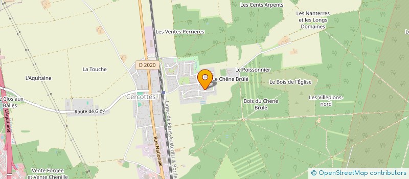 localisation de l'entreprise MONSIEUR JOVANI VAUTIER à CERCOTTES