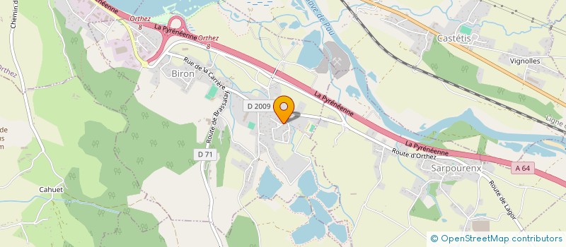 localisation de l'entreprise MONSIEUR JOVANNY FLORES  ORTHEZ