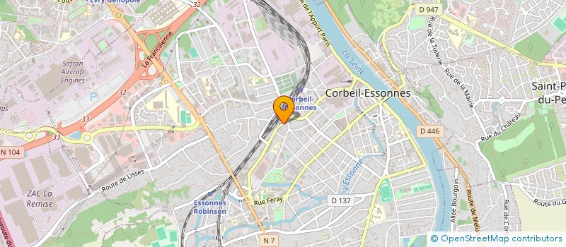 localisation de l'entreprise MONSIEUR JOVIAL GBA-GOMBO à CORBEIL-ESSONNES