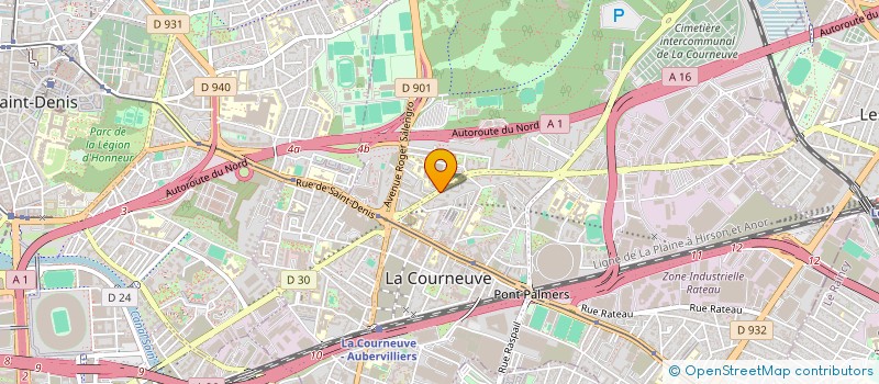 localisation de l'entreprise MONSIEUR JOWEL BARUA à LA COURNEUVE