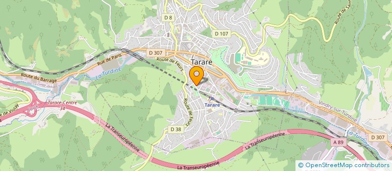 localisation de l'entreprise MONSIEUR JOWHAR DAHMANI à TARARE