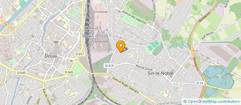 localisation de l'entreprise MONSIEUR JOY BHATTACHERJEE  SIN-LE-NOBLE