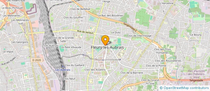 localisation de l'entreprise MONSIEUR JOY KIESSE à FLEURY-LES-AUBRAIS