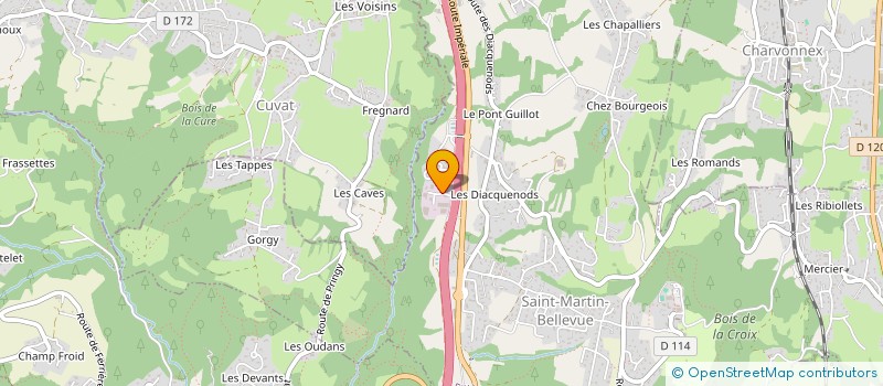 localisation de l'entreprise MONSIEUR JOYCE CHABERT  FILLIERE