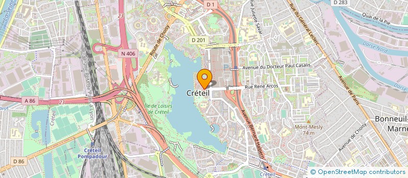 localisation de l'entreprise MONSIEUR JOYCE JACQUARD  CRETEIL