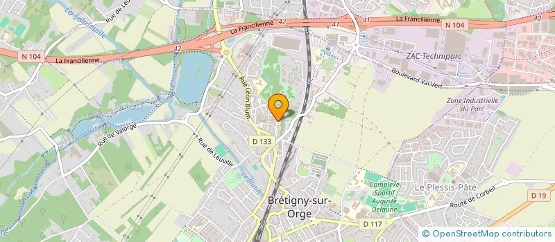 localisation de l'entreprise MONSIEUR JOYCE MATUVANGA NDO  BRETIGNY-SUR-ORGE