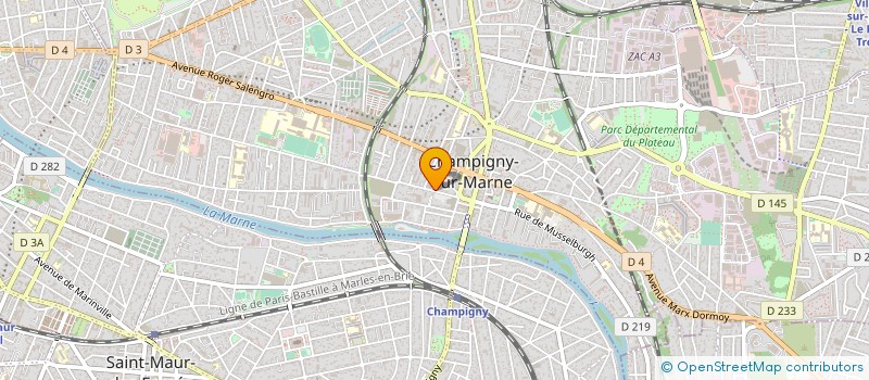 localisation de l'entreprise MONSIEUR JOZEF CICHON à CHAMPIGNY-SUR-MARNE