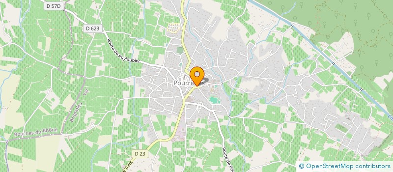 localisation de l'entreprise MONSIEUR JOZSEF KISS  POURRIERES