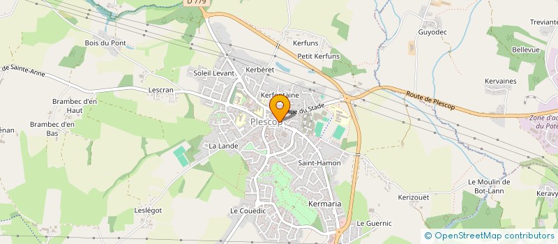 localisation de l'entreprise MONSIEUR JOZUE GAUCHER  PLESCOP