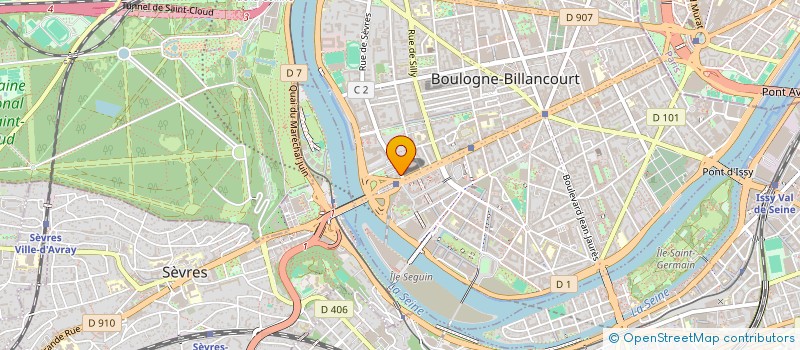 localisation de l'entreprise MONSIEUR JPIERRE RAYMOND  BOULOGNE-BILLANCOURT