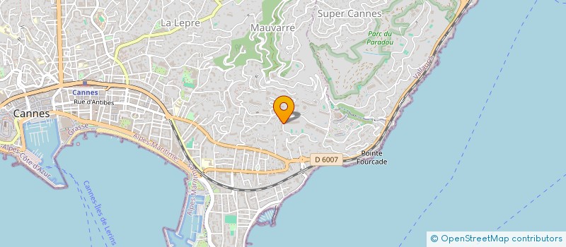 localisation de l'entreprise MONSIEUR JUAN ALVES DA SILVA  CANNES