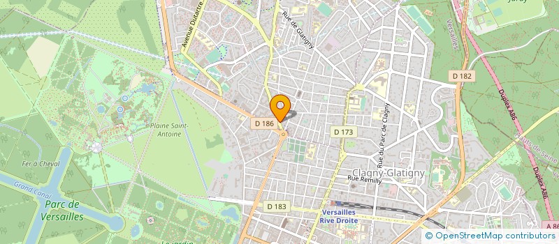 localisation de l'entreprise MONSIEUR JUAN BAROLI  LE CHESNAY-ROCQUENCOURT