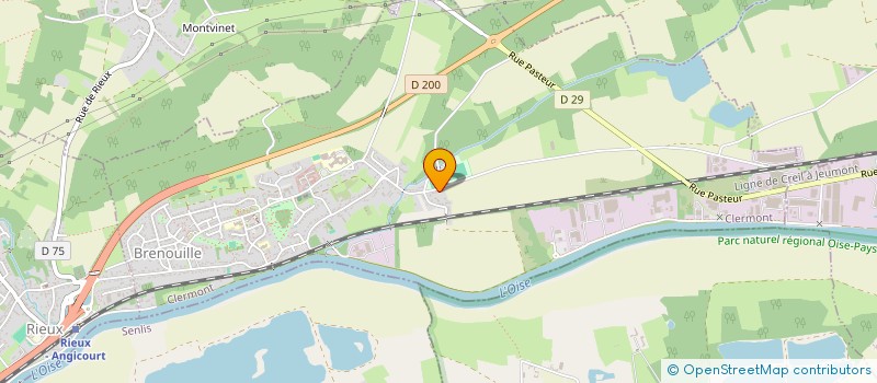 localisation de l'entreprise MONSIEUR JUAN BARRIOL  BRENOUILLE