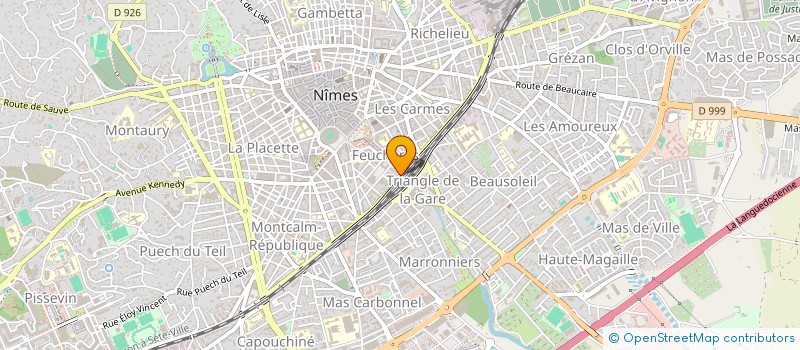 localisation de l'entreprise MONSIEUR JUAN BENITEZ  NIMES