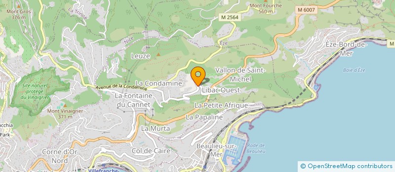 localisation de l'entreprise MONSIEUR JUAN BOSCH MANERA à VILLEFRANCHE-SUR-MER