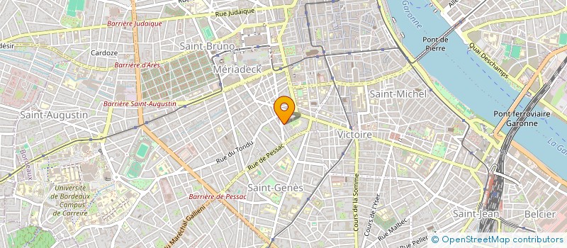 localisation de l'entreprise MONSIEUR JUAN CAMILO POVEDA RAMIREZ  BORDEAUX