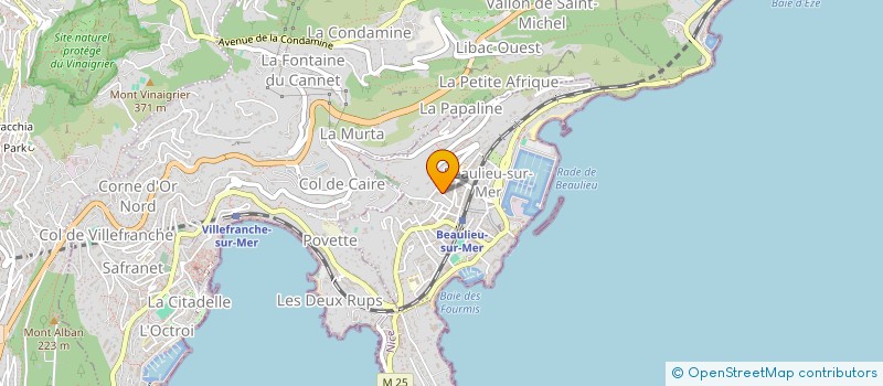 localisation de l'entreprise MONSIEUR JUAN CAMILO SANCHEZ CHAVEZ à BEAULIEU-SUR-MER