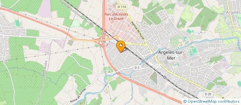 localisation de l'entreprise MONSIEUR JUAN CAPARROS GUERRERO  ARGELES-SUR-MER