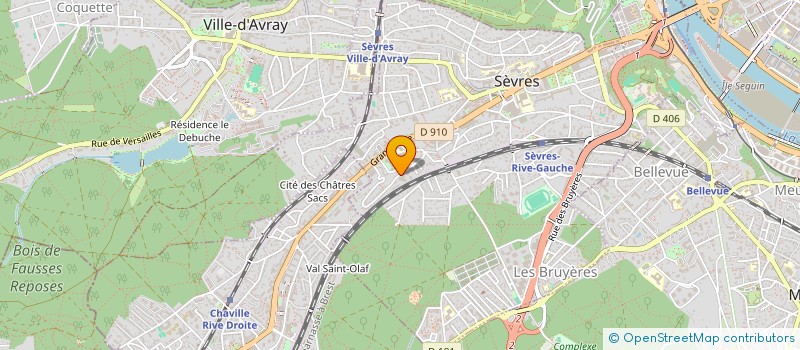 localisation de l'entreprise MONSIEUR JUAN CARLOS CARDONA LOPEZ à SEVRES