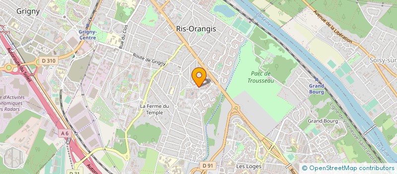 localisation de l'entreprise MONSIEUR JUAN CARLOS GONZALEZ SANCHEZ à RIS-ORANGIS