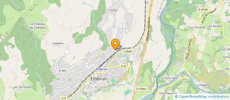 localisation de l'entreprise MONSIEUR JUAN CARLOS REGUERA GOMEZ  EMBRUN