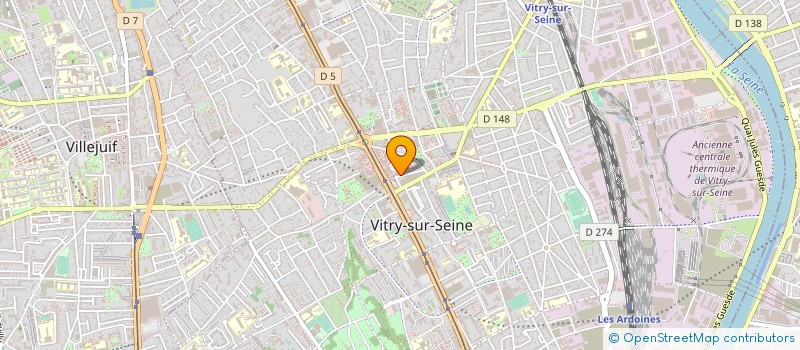 localisation de l'entreprise MONSIEUR JUAN CARLOS TIXI ANDRADE à VITRY-SUR-SEINE