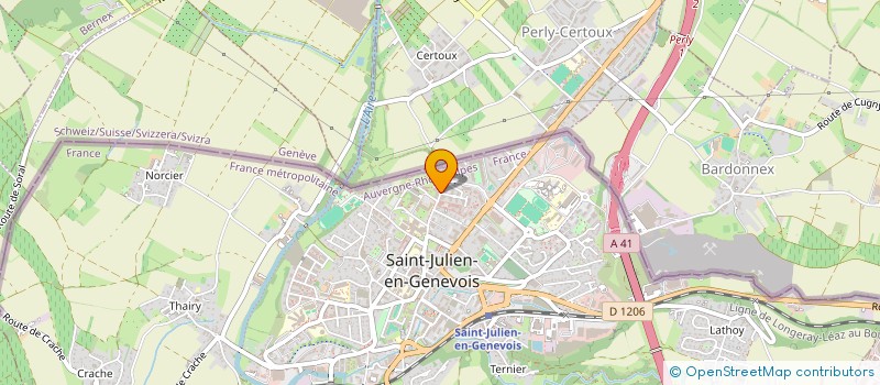 localisation de l'entreprise MONSIEUR JUAN CARRETERO CORRALES  SAINT-JULIEN-EN-GENEVOIS