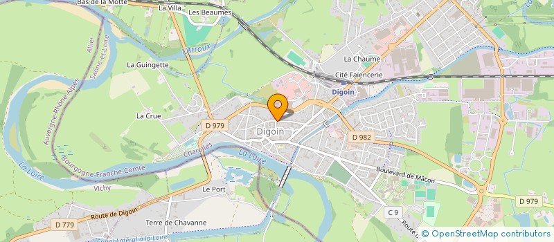 localisation de l'entreprise MONSIEUR JUAN CONTRERAS CANO à DIGOIN