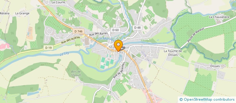 localisation de l'entreprise MONSIEUR JUAN CORREDOR RIVERA  MAREUIL-SUR-LAY-DISSAIS