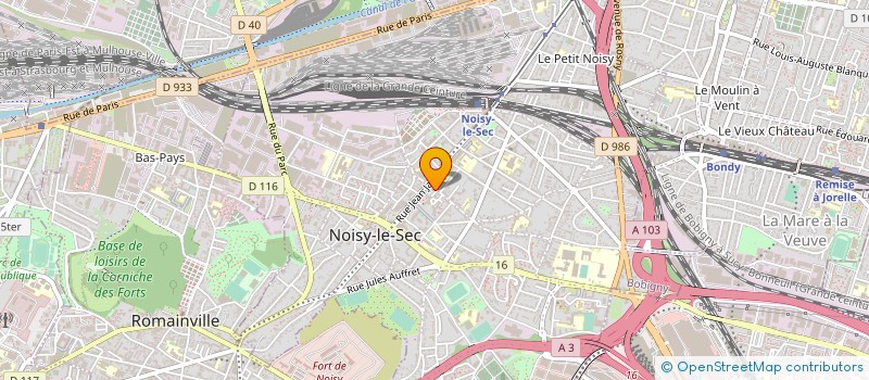 localisation de l'entreprise MONSIEUR JUAN CUESTA à NOISY-LE-SEC