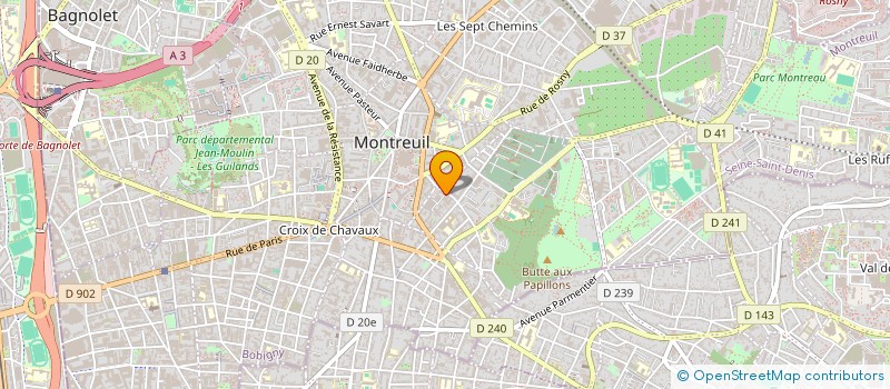 localisation de l'entreprise MONSIEUR JUAN DE MENDIZABAL IBERGALLARTU à MONTREUIL