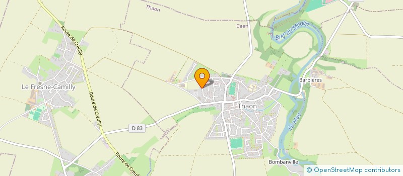 localisation de l'entreprise MONSIEUR JUAN DESMEDT  THAON