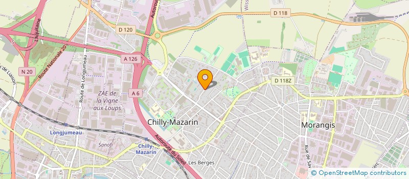 localisation de l'entreprise MONSIEUR JUAN DIAZ RODRIGUEZ  CHILLY-MAZARIN