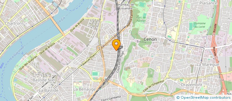 localisation de l'entreprise MONSIEUR JUAN DIEZ  CENON