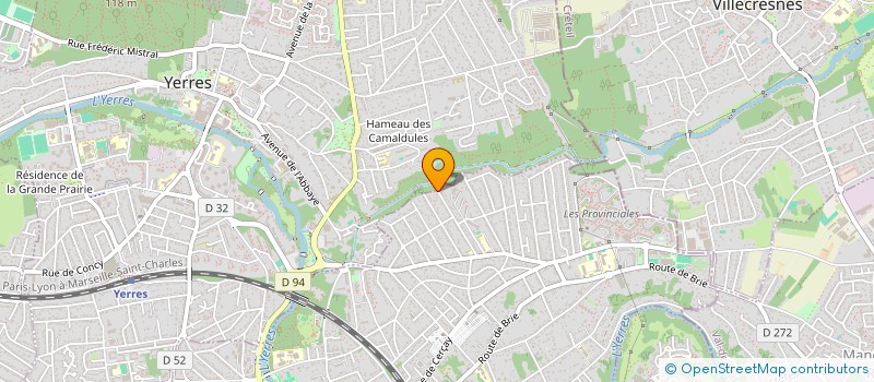 localisation de l'entreprise MONSIEUR JUAN FERNANDEZ  BRUNOY