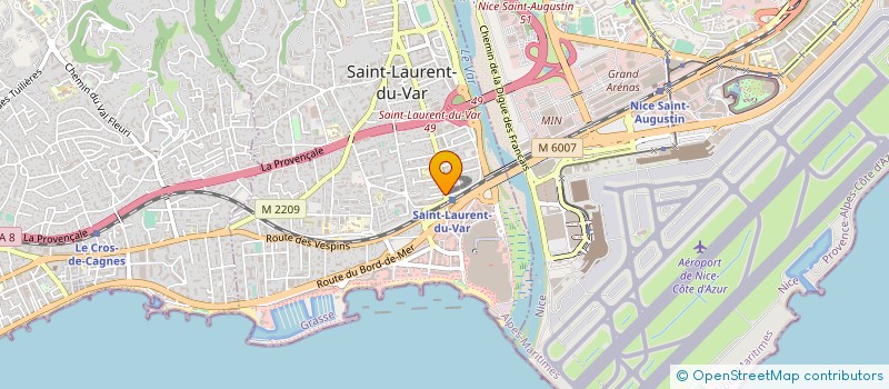 localisation de l'entreprise MONSIEUR JUAN FERNANDEZ GARCIA à SAINT-LAURENT-DU-VAR