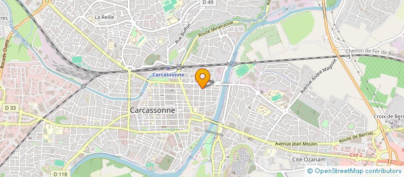 localisation de l'entreprise MONSIEUR JUAN FRANCISCO ROBLES RODRIGUEZ  CARCASSONNE