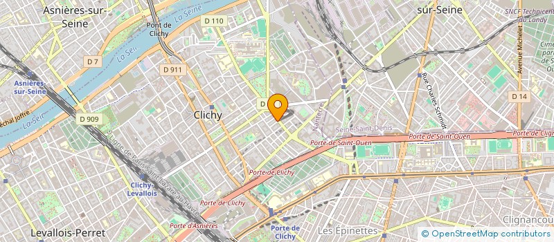 localisation de l'entreprise MONSIEUR JUAN FREIRE à CLICHY