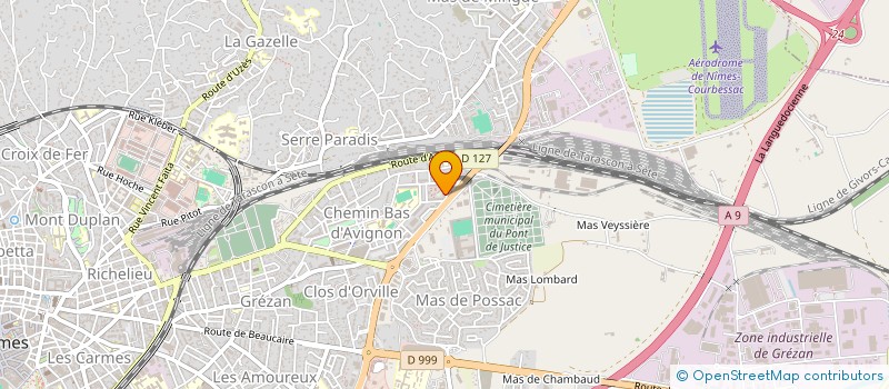 localisation de l'entreprise MONSIEUR JUAN GARCIA BARRERA à NIMES