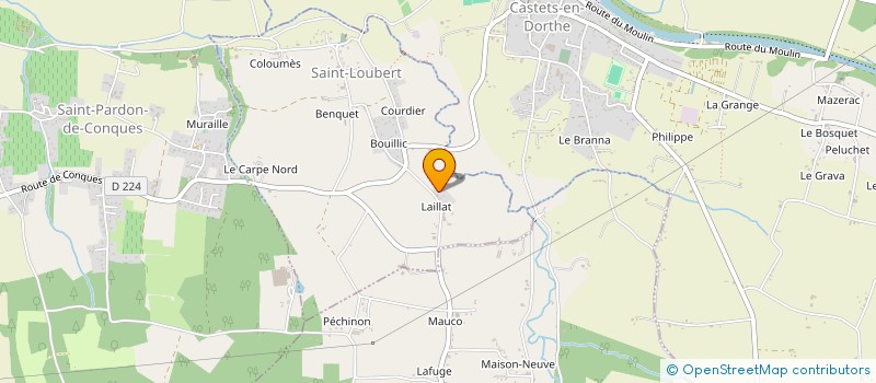 localisation de l'entreprise MONSIEUR JUAN GARCIA MOTILVA  SAINT-LOUBERT