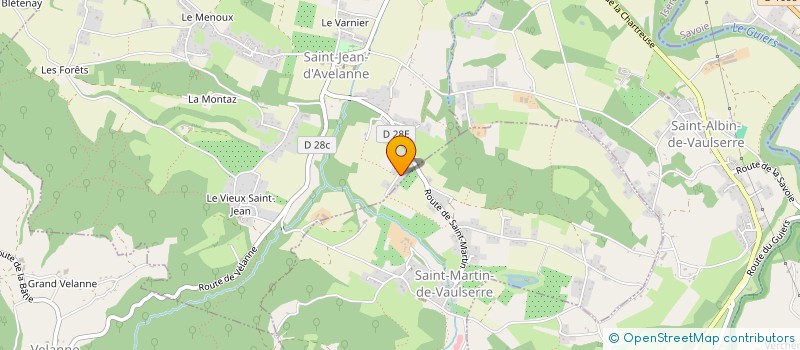 localisation de l'entreprise MONSIEUR JUAN GONZALEZ  SAINT-JEAN-D'AVELANNE